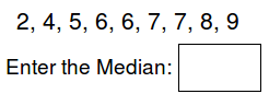 Math Worksheets - Find the Median