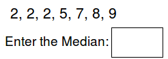 Math Worksheets - Find the Median