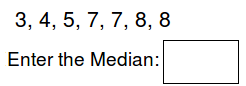 Math Worksheets - Find the Median