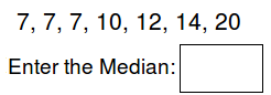 Math Worksheets - Find the Median