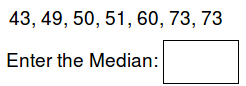 Math Worksheets - Find the Median