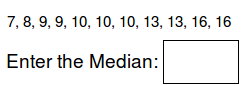 Math Worksheets - Find the Median
