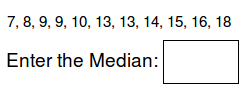 Math Worksheets - Find the Median