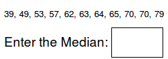 Math Worksheets - Find the Median