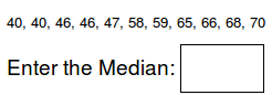 Math Worksheets - Find the Median
